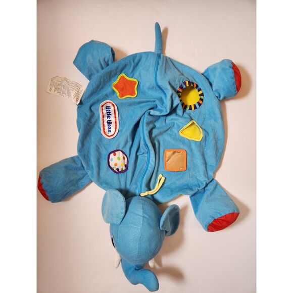 Little Tikes Elephant Storage Bin – Zippered Soft Holder – Baby Ball Pit - Picture 5 of 5